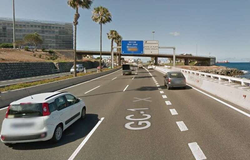 Puente de acceso a Hoya de la Plata desde la GC-1 (Foto Google Maps)